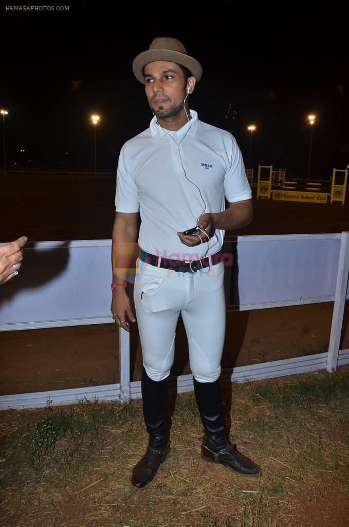 Randeep Hooda at Raymond National & Junior National Equestrian Championship at Amateur Rider's Club in Mahalakshmi Race Course, Mumbai on 17th Dec 2011