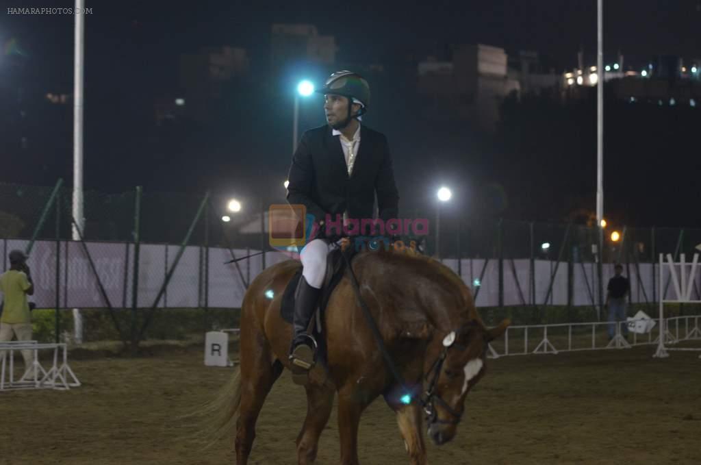 Randeep Hooda at Raymond National & Junior National Equestrian Championship at Amateur Rider's Club in Mahalakshmi Race Course, Mumbai on 17th Dec 2011