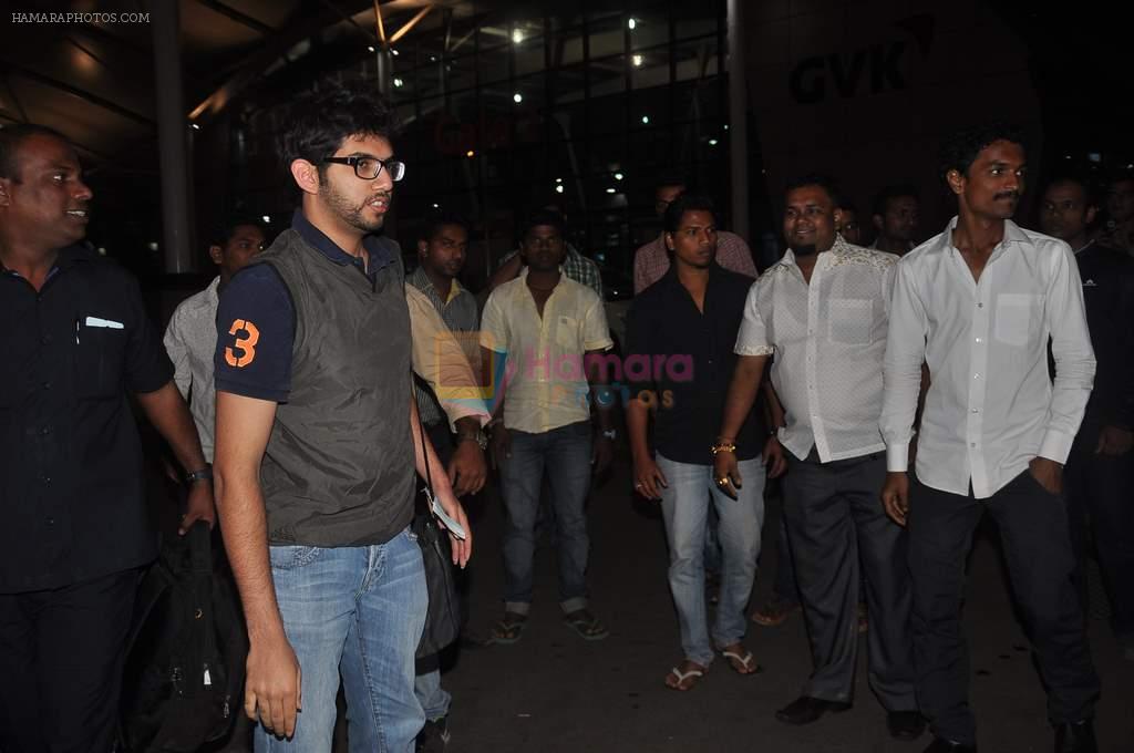 Aditya Thackeray snapped at airport on 19th Dec 2011