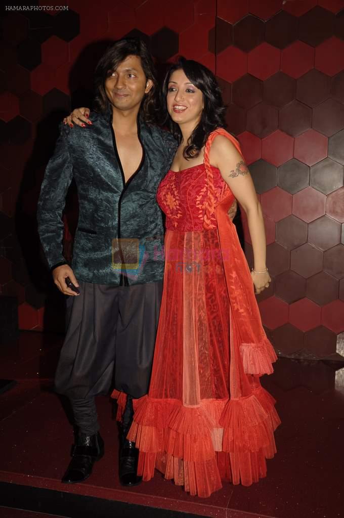 Shirish Kunder, Madhurima Nigam at the launch of Madhurima Nigam's mens wear line in Trilogy o 20th Dec 2011