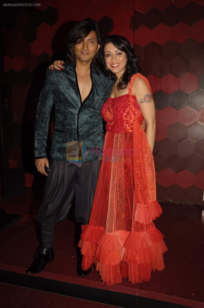 Shirish Kunder, Madhurima Nigam at the launch of Madhurima Nigam's mens wear line in Trilogy o 20th Dec 2011