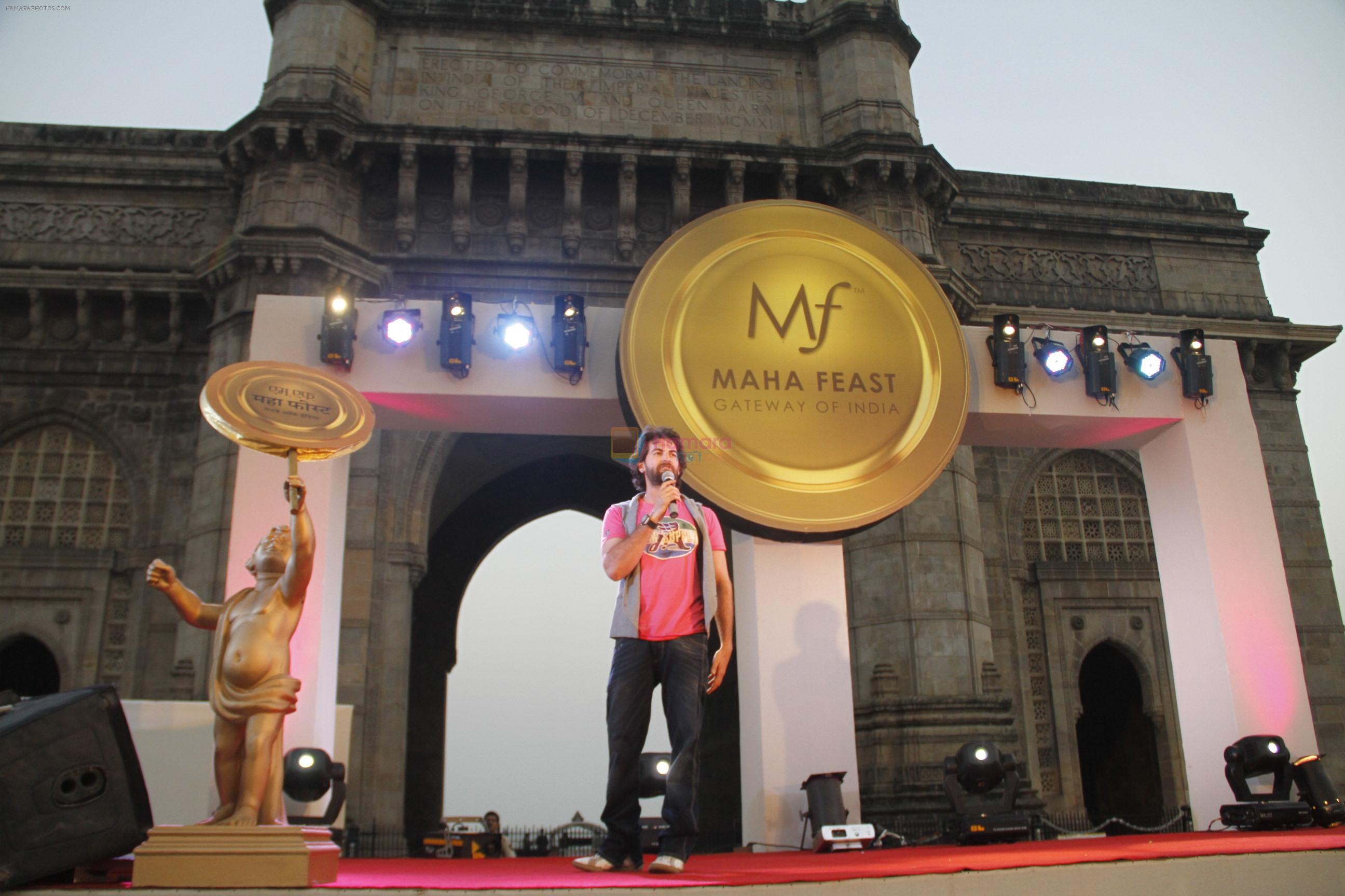 Neil Nitin Mukesh at Maha Feast - Biggest Outdoor Food Festival in Mumbai on 24th Dec 2011