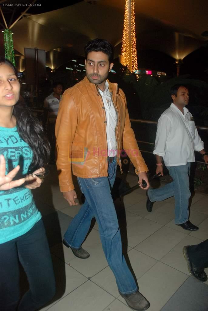 Abhishek Bachchan snapped at the domestic airport on 26th Dec 2011