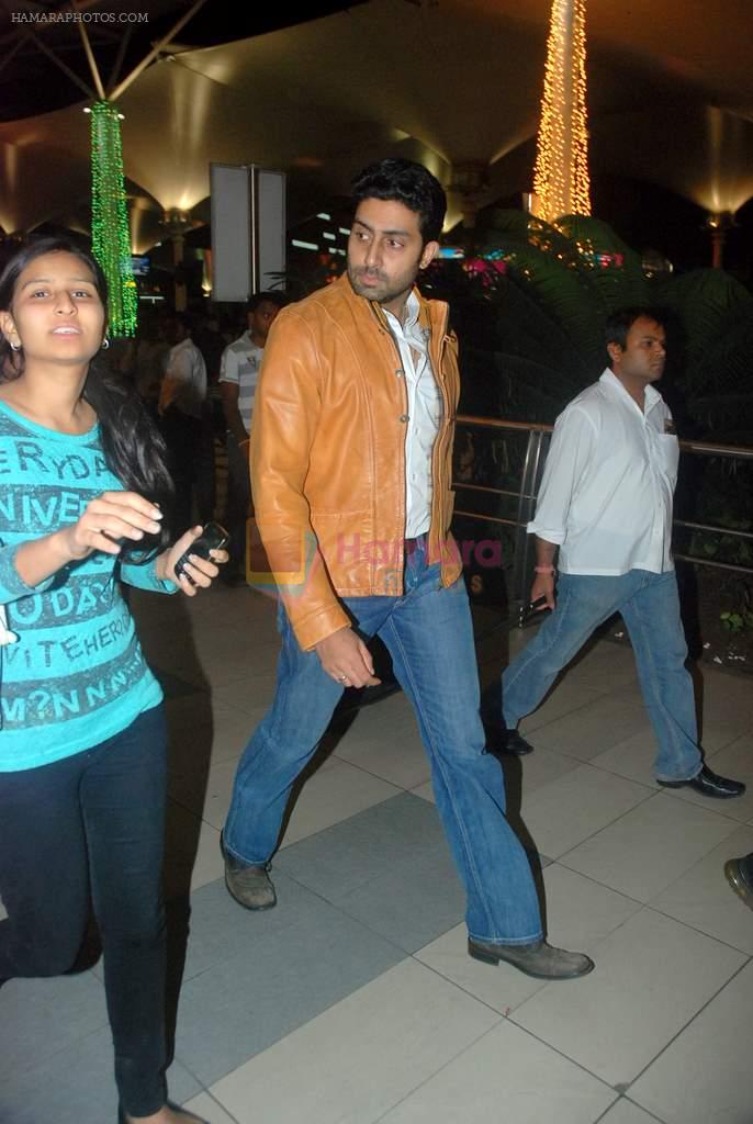 Abhishek Bachchan snapped at the domestic airport on 26th Dec 2011