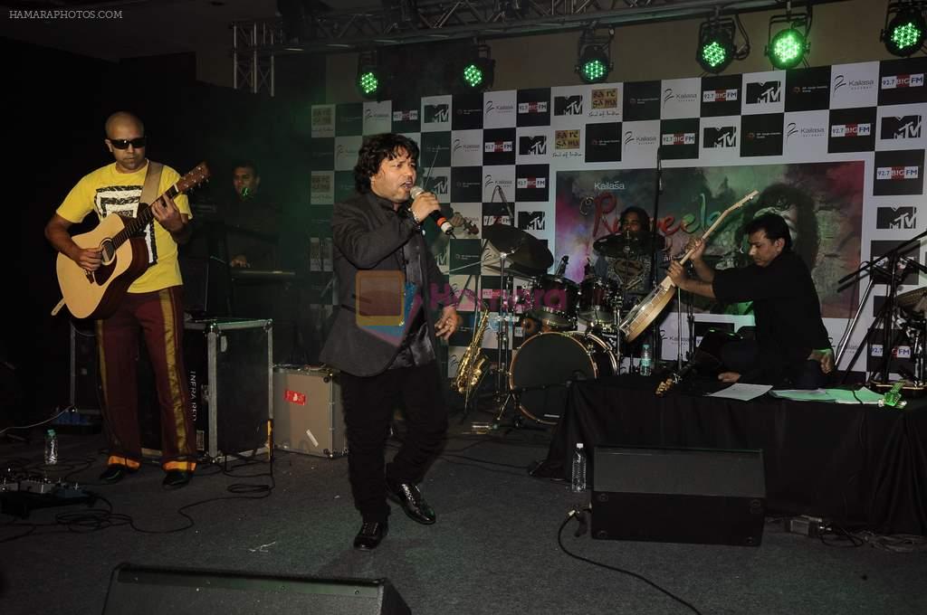 Kailash Kher at Kailash Kher's album launch Rangeele in Mumbai on 10th Jan 2012