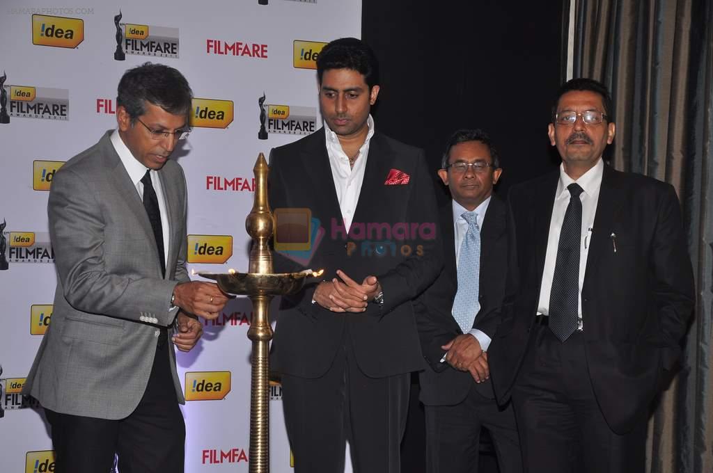 Abhishek Bachchan at Filmfare press conference in J W Marriott on 10th Jan 2012