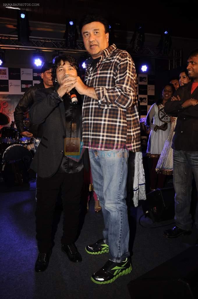 Anu Malik, Kailash Kher at Kailash Kher's album launch Rangeele in Mumbai on 10th Jan 2012