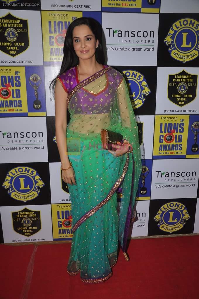 Rukhsar at Lions Gold Awards in Mumbai on 11th Jan 2012