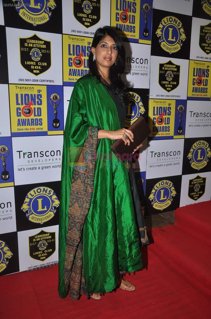 Aishwarya Sakhuja at Lions Gold Awards in Mumbai on 11th Jan 2012