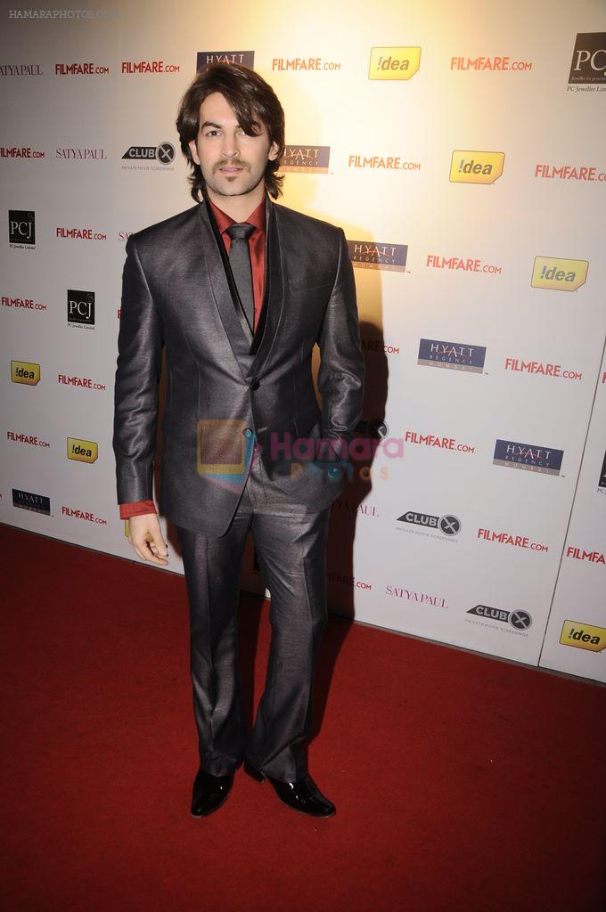 Neil Mukesh at 57th Idea Filmfare Awards 2011 Nominations bash in Hyatt Regency, Mumbai on 13th Jan 2012