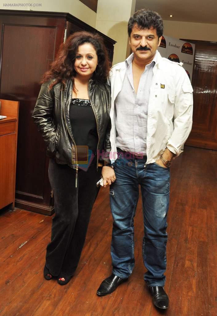Rajesh Khattar with wife Vandana Sajnani at the Launch Party of the Escobar Sunday Sundowns