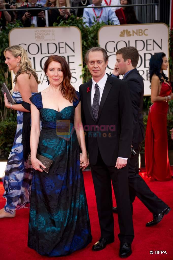 at 69th The Golden Globes Awards on 15th Jan 2012