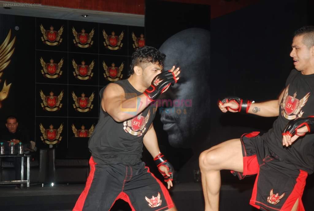 at the Launch of Super Fight League in Novotel, Mumbai on 16th Jan 2012