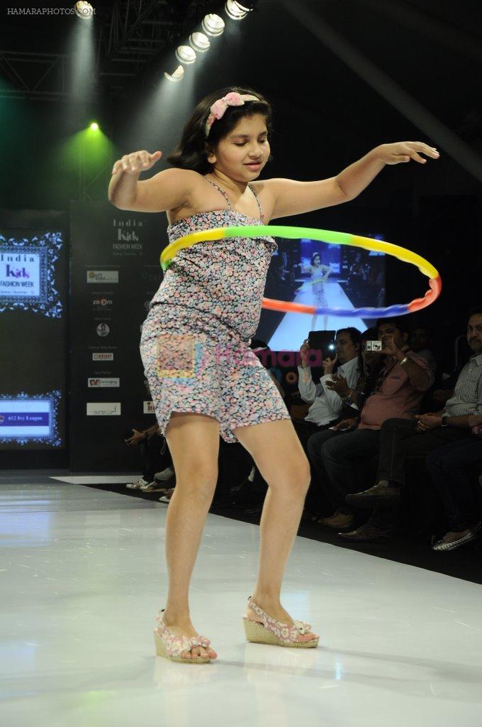 Kids walk the ramp for 612 Ivy League show at Kids Fashion Week day 2 on 18th Jan 2012