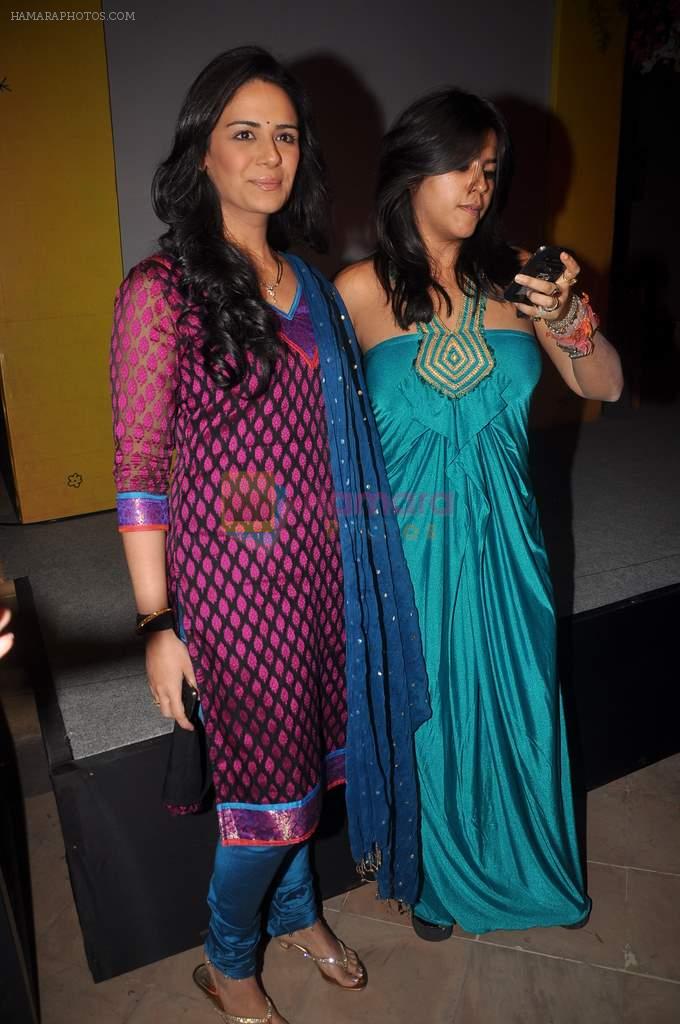 Ekta Kapoor, Mona Singh at the launch of Serial in Sony Kya Hua Tera Vada in J W MArriott on 18th Jan 2012