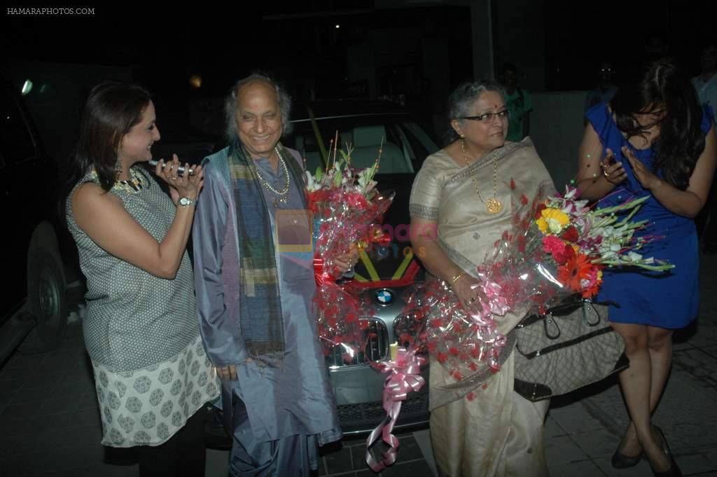 Pandit Jasraj turns 81 in Andheri, Mumbai on 28th Jan 2012