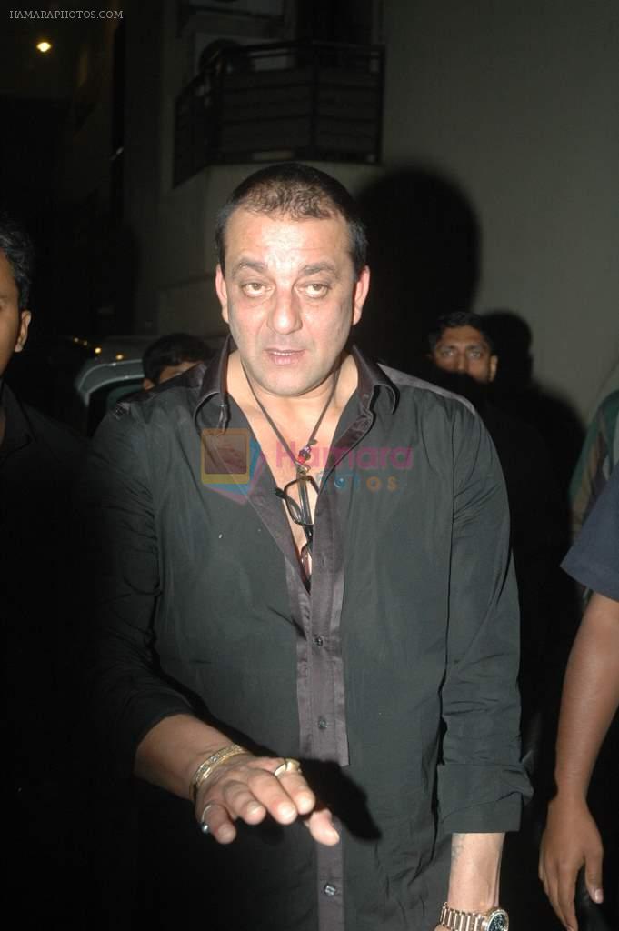 Sanjay Dutt at Hrihtik's party for Agneepath in Juhu, Mumbai on 28th Jan 2012