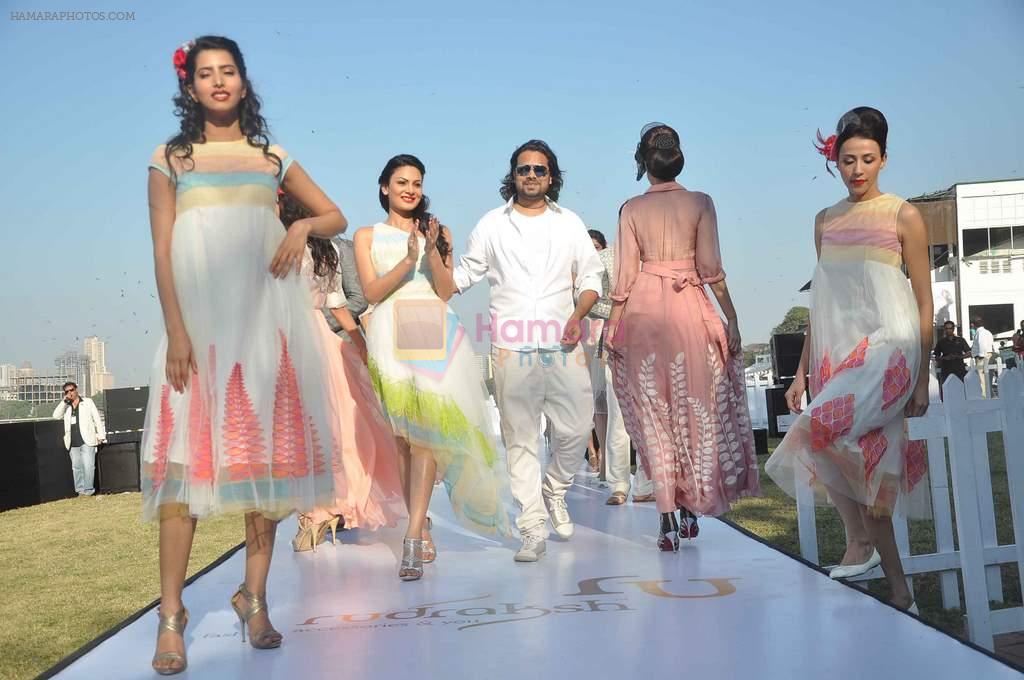 Aanchal Kumar at Designer Rahul Mishra showcases collection in Race Course on 28th Jan 2012