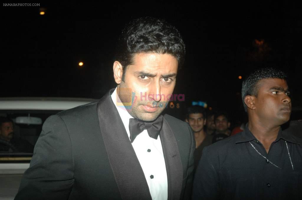 Abhishek Bachchan at Sanjay Dutt's bash in Aurus on 29th Jan 2012