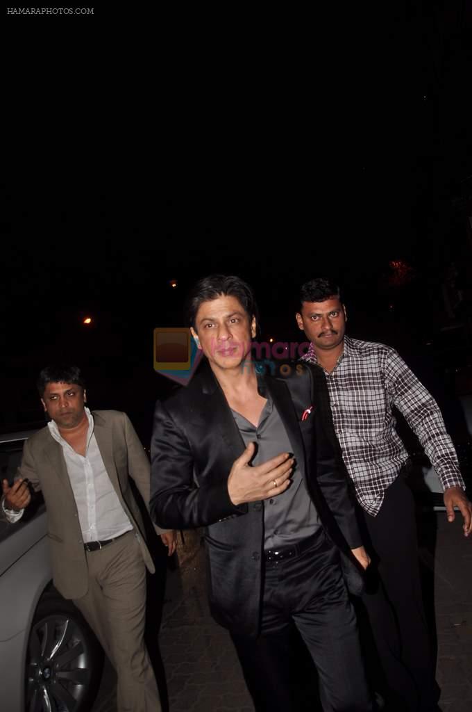Shahrukh Khan at Sanjay Dutt's bash in Aurus on 29th Jan 2012
