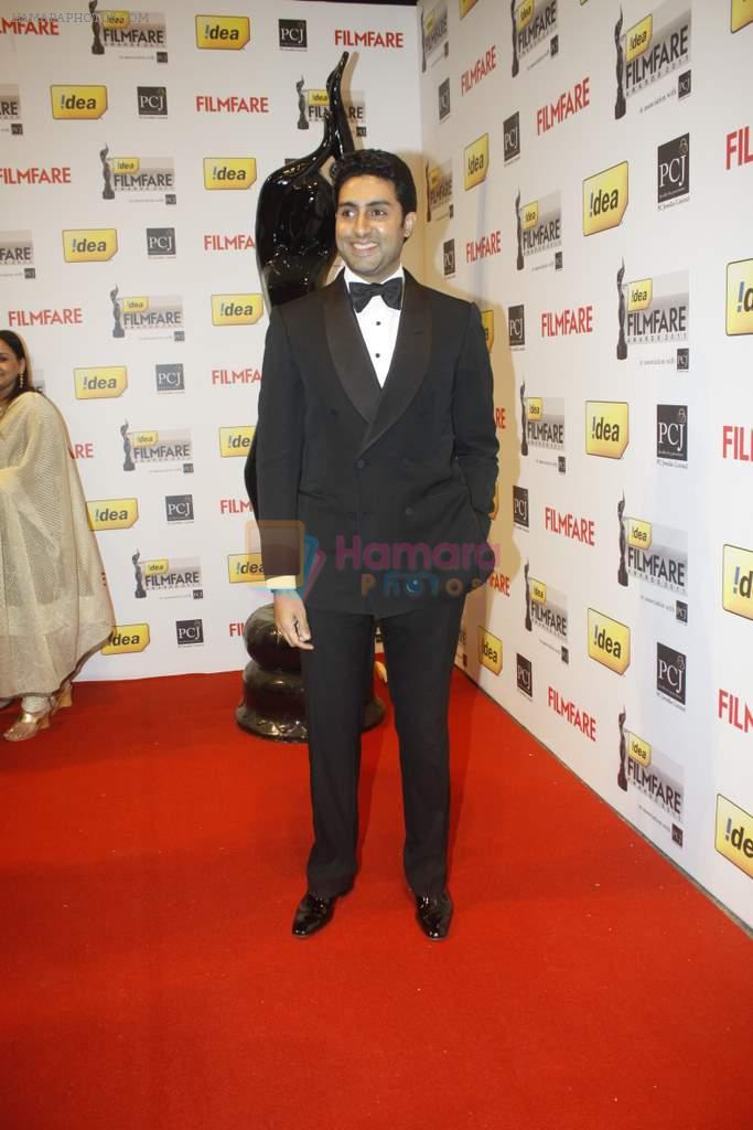 Abhishek Bachchan at 57th Idea Filmfare Awards 2011 on 29th Jan 2012