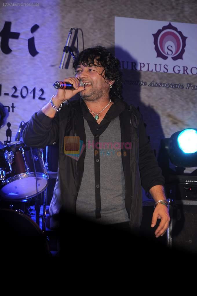 Kailash Kher at Dhristi college fest in Juhu, Mumbai on 1st Feb 2012