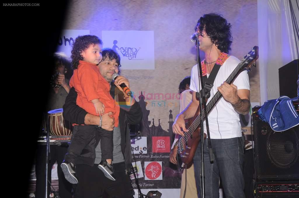 Kailash Kher at Dhristi college fest in Juhu, Mumbai on 1st Feb 2012