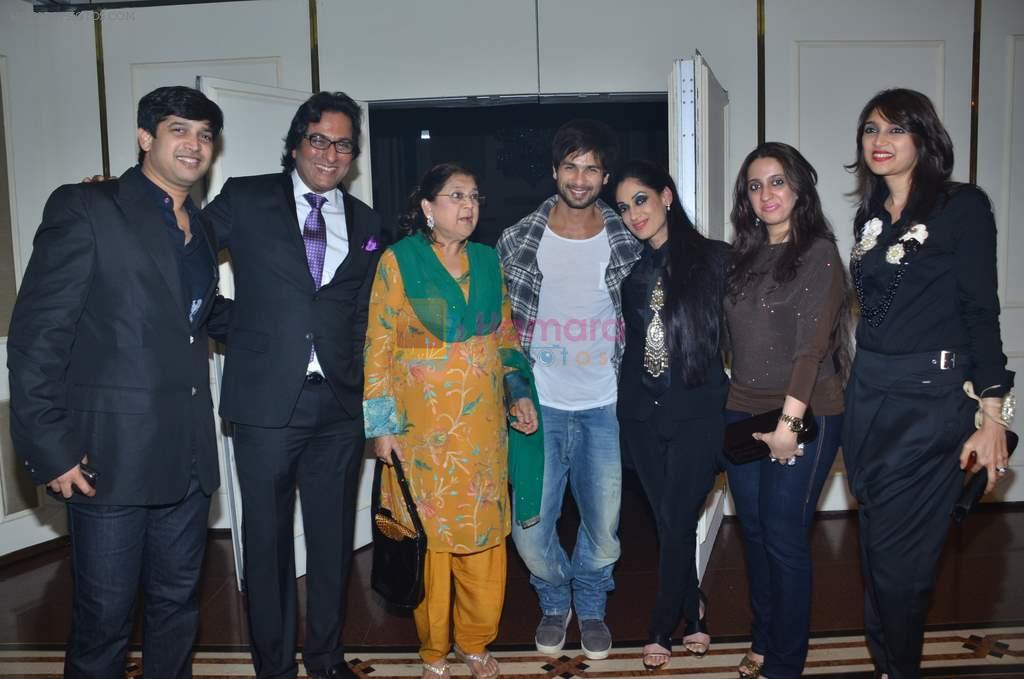 Shahid Kapoor, Lucky Morani, Talat Aziz at Le Club Musique launch in Trident, Mumbai on 1st Feb 2012