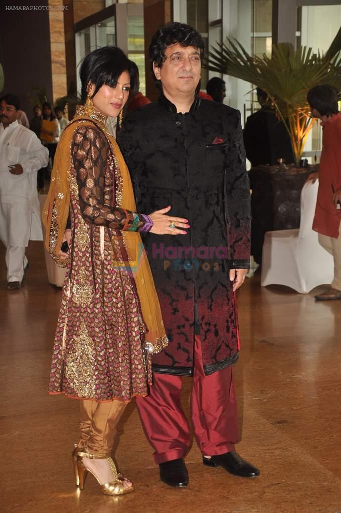 Sajid Nadiadwala at Ritesh Deshmukh and Genelia wedding in Grand Hyatt, Mumbai on 3rd Feb 2012