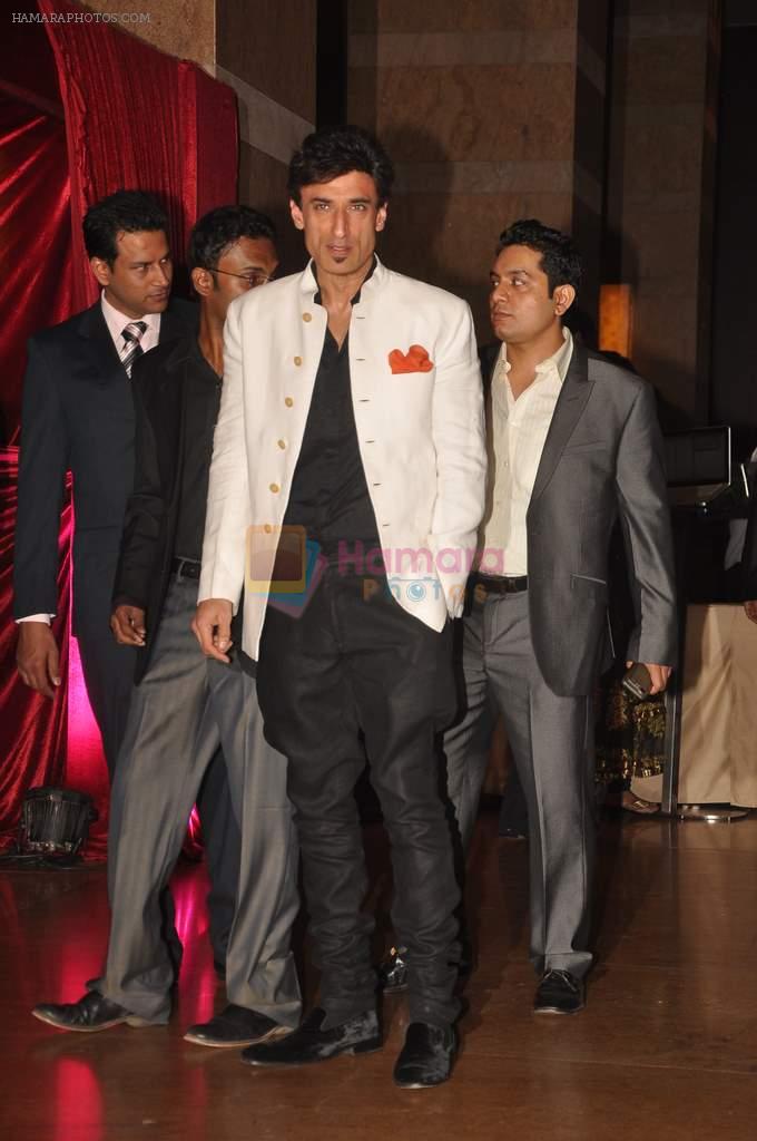 Rahul Dev at Genelia D'souza and Ritesh Deshmukh wedding reception in Hotel Grand Hyatt, Mumbai on 4th Feb 2012