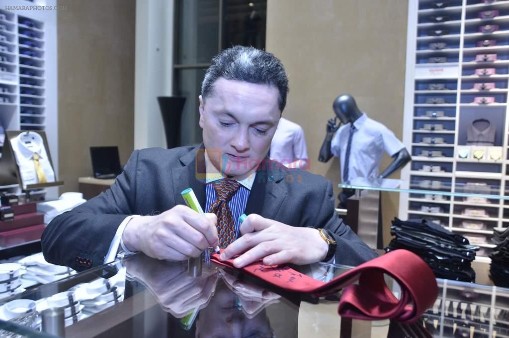 Gautam Singhania at Raymonds new store in Warden Road on 6th Feb 2012