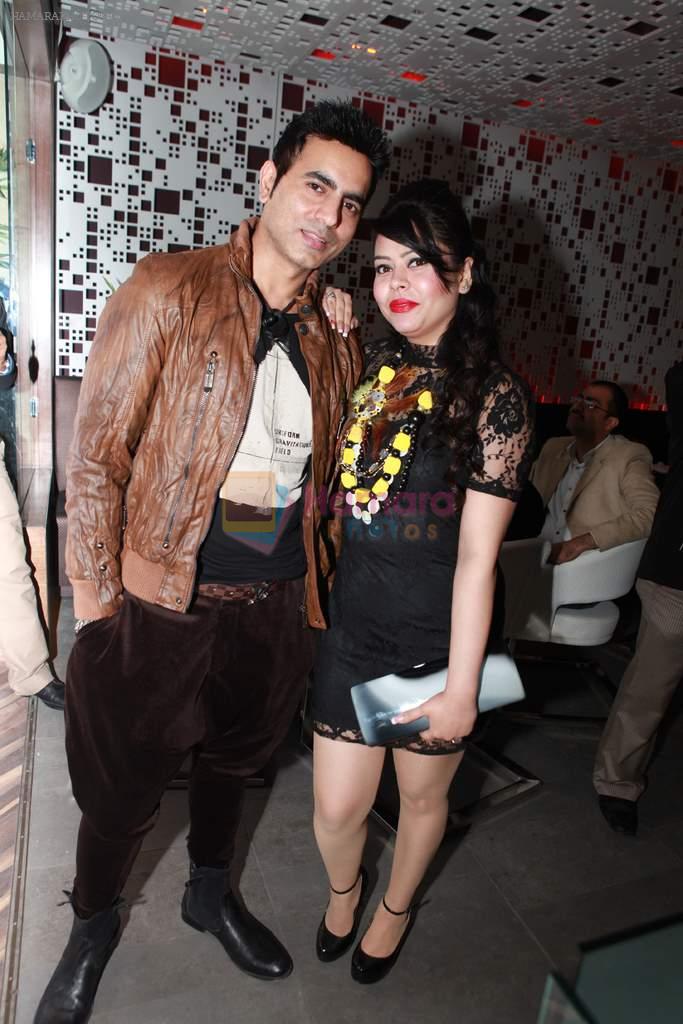 bharat and reshma grover at the launch of fashion store Studio 169 in at Moments Mall, Kirti Nagar, New Delhi on 5th Feb 2012