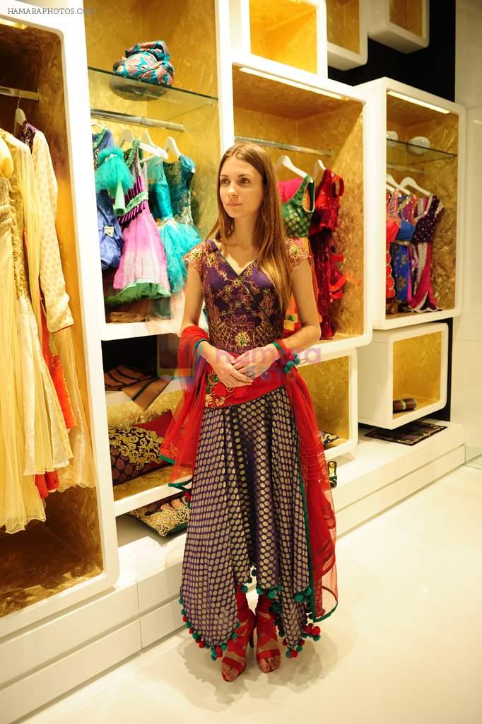 Model Daria at the launch of fashion store Studio 169 in at Moments Mall, Kirti Nagar, New Delhi on 5th Feb 2012