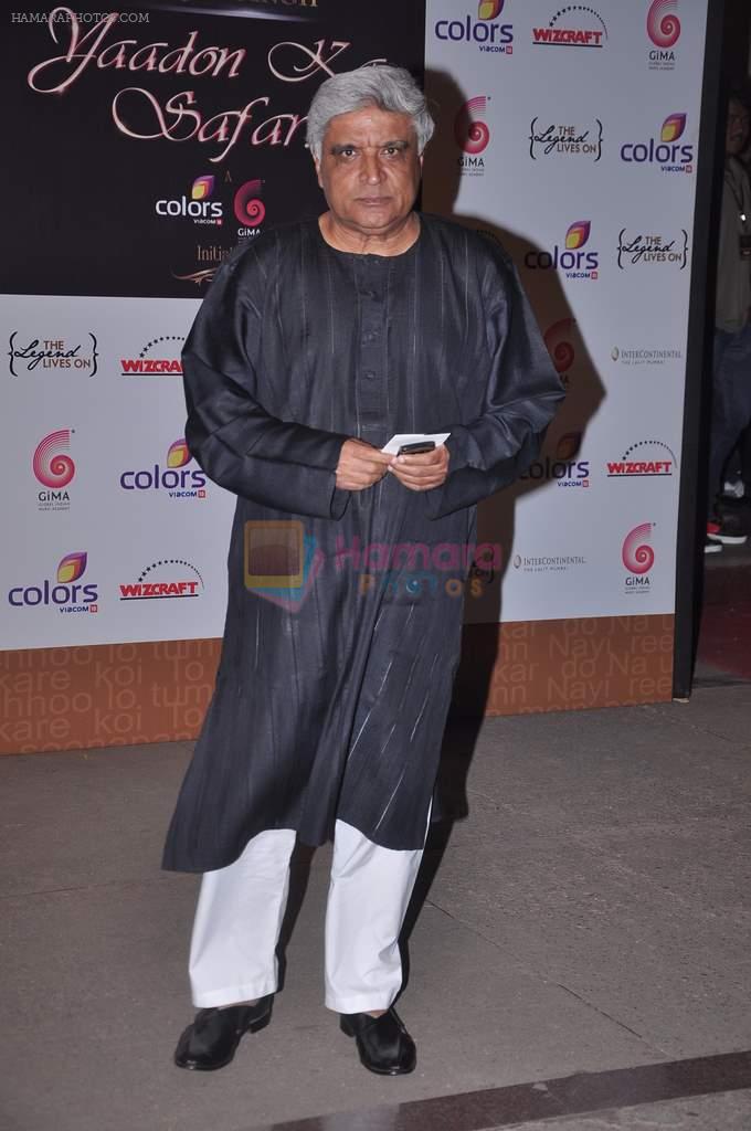 Javed Akhtar at Jagjit Singh tribute in Lalit Hotel on 8th Feb 2012