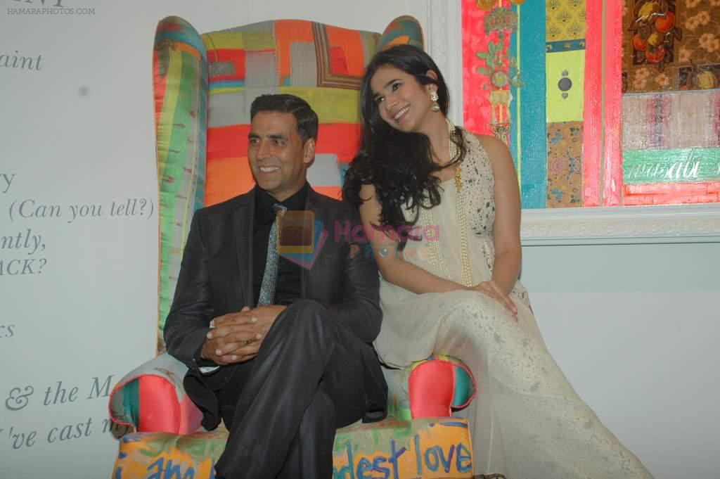 Akshay Kumar at Trishla Jain's art event in Mumbai on 10th Feb 2012