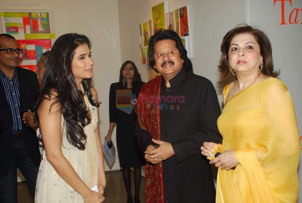 Pankaj Udhas at Trishla Jain's art event in Mumbai on 10th Feb 2012
