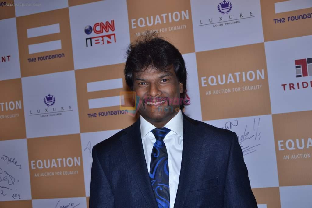 Dhanraj Pillai at Equation Sports auction in Trident, Mumbai on 11th Feb 2012