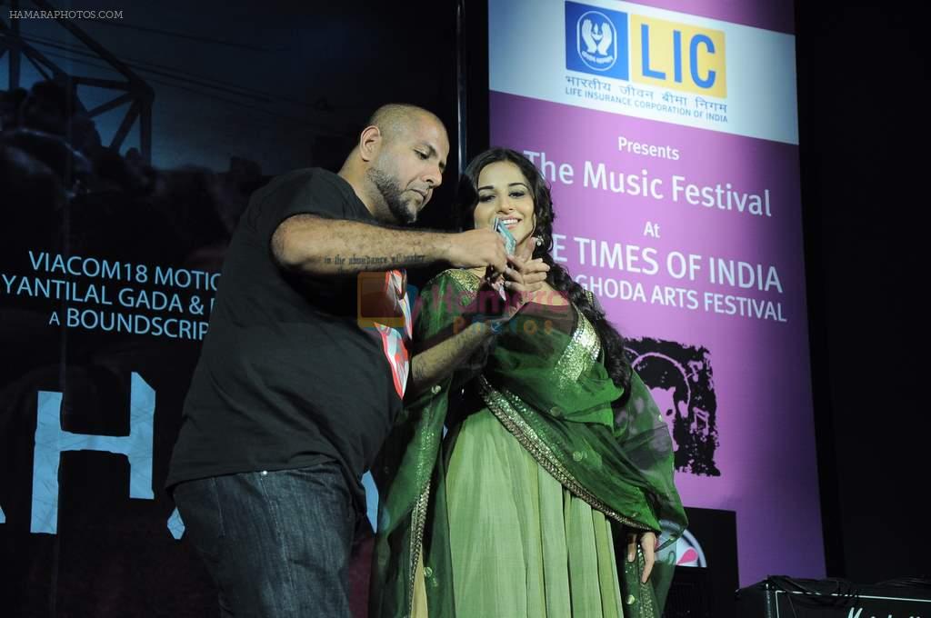 Vidya Balan, Vishal Dadlani at Kahani film music launch in Kalaghoda on 11th Feb 2012