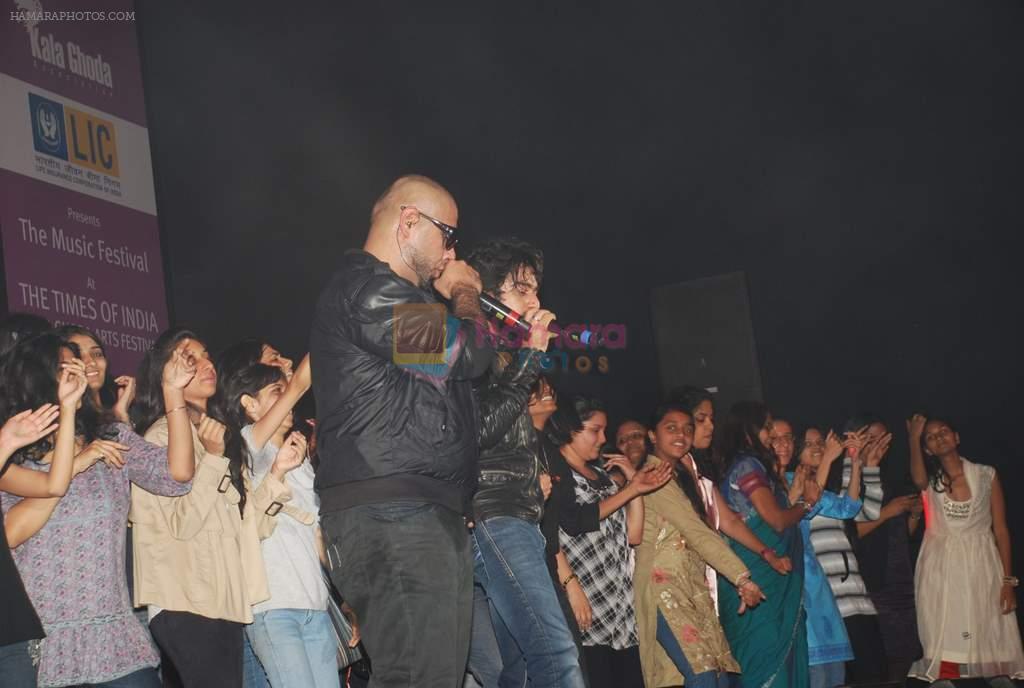 Vishal Dadlani, Shekhar Ravjiani live at Kala Ghoda Festival on 12th Feb 2012