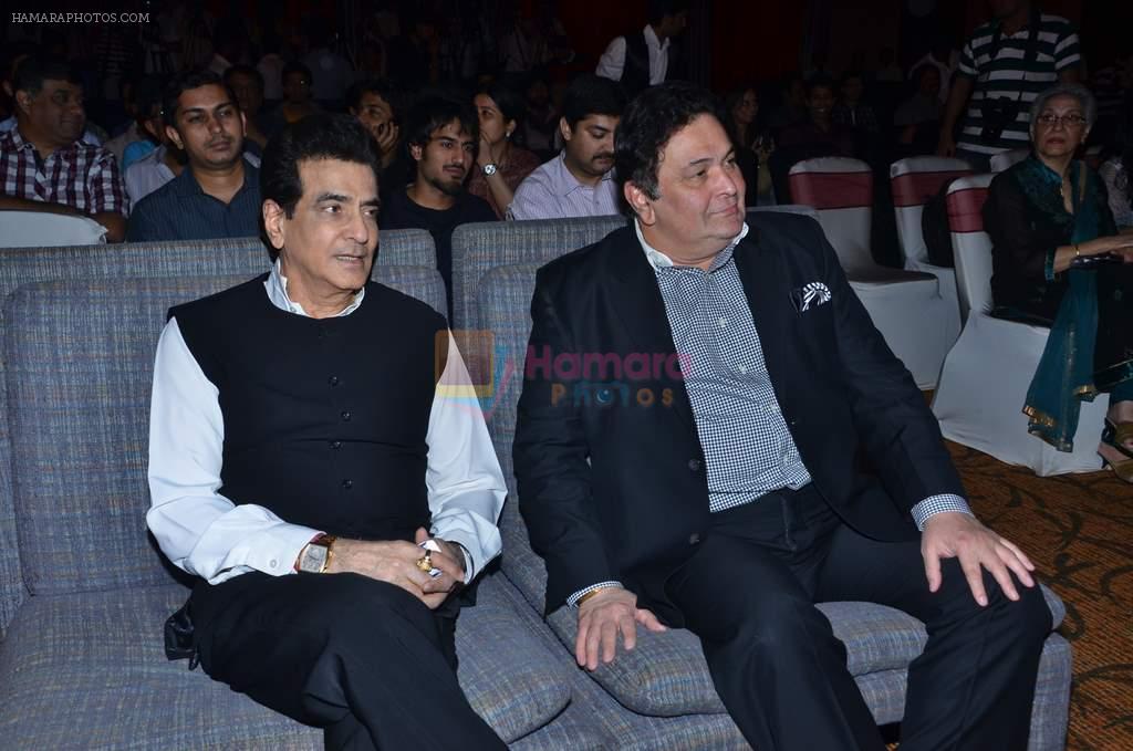 Rishi Kapoor, Jeetendra at Chaar Din ki Chandni music launch in Novotel, Mumbai on 14th Feb 2012