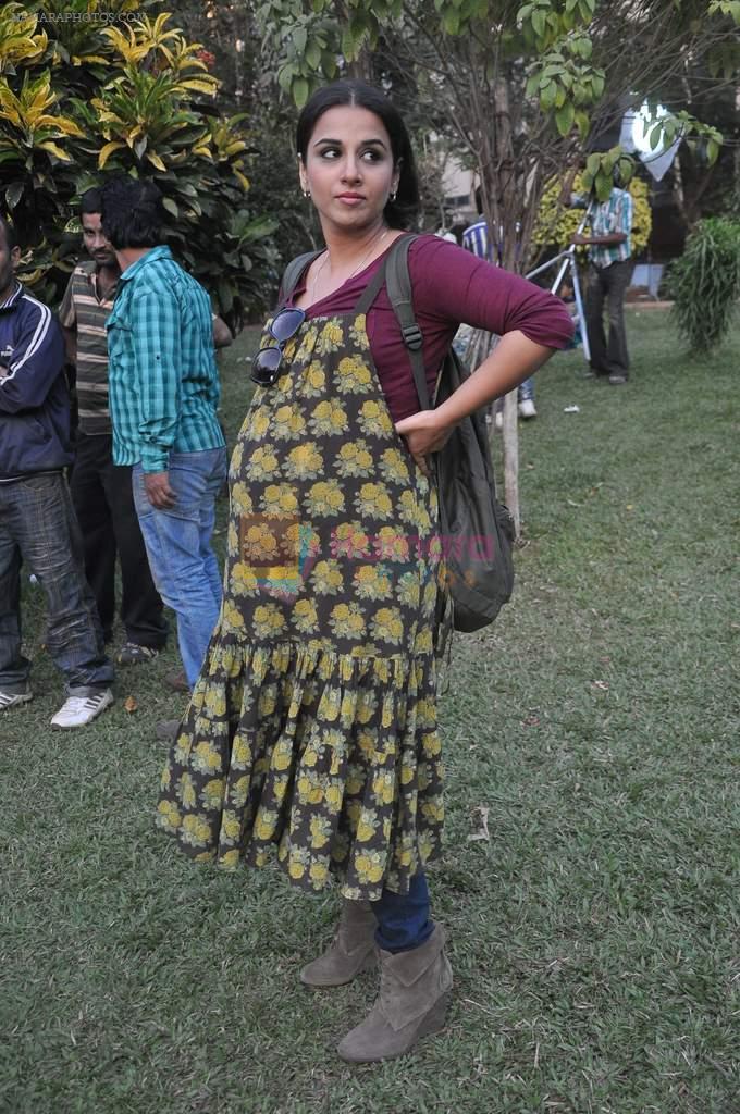 Vidya Balan on the sets of Uttaran in Sakinaka on 16th Feb 2012