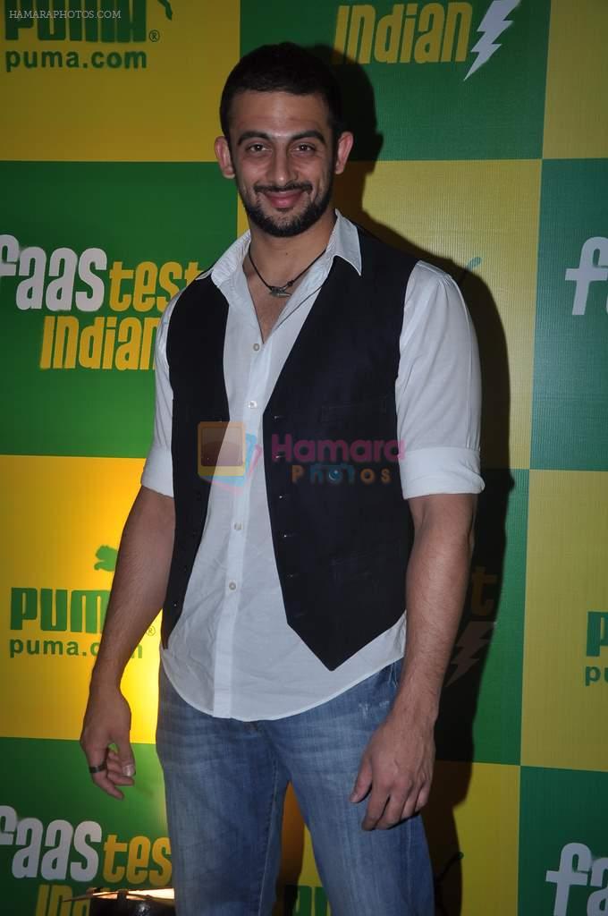 Arunoday Singh at Chitrangada Singh bash to announce the brand ambassador for Puma in Olive, mumbai on 21st Feb 2012