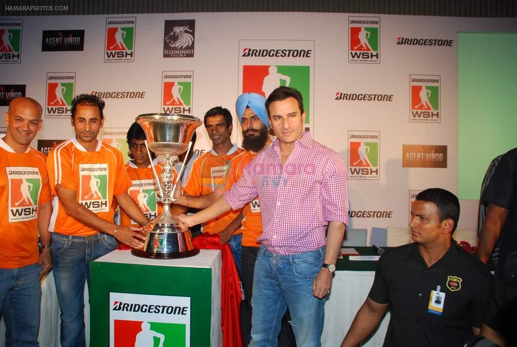 Saif Ali Khan at WSH Hockey press meet in Trident, Mumbai on 23rd Feb 2012