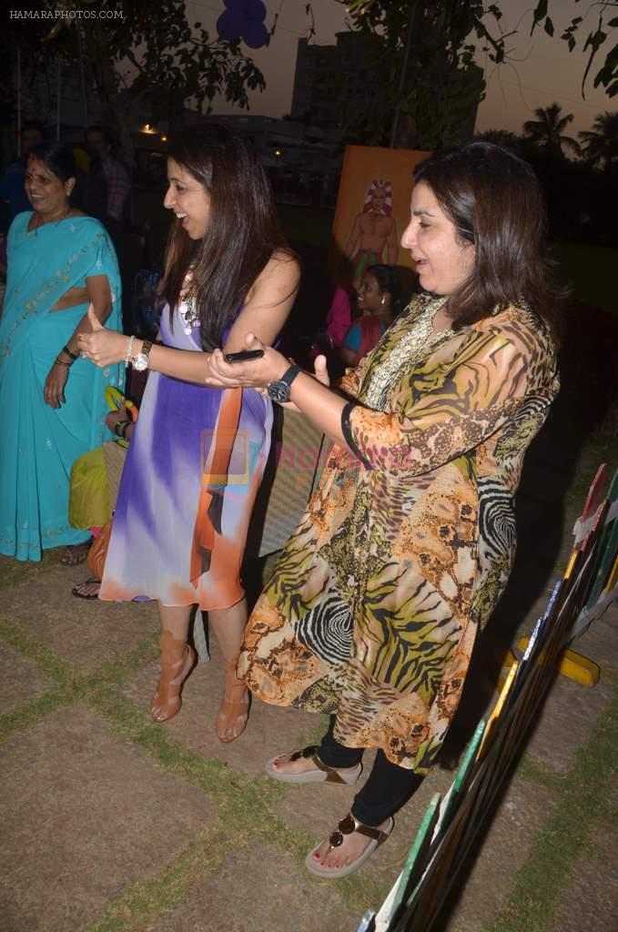 Farah Khan at Manoj Bjapai's daughter's birthday bash in The Club on 23rd Feb 2012