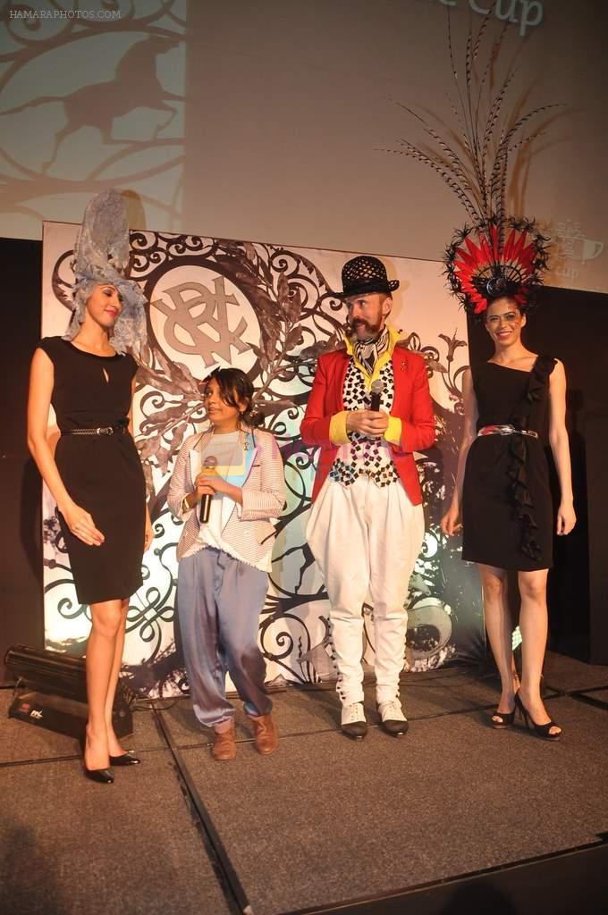 Sucheta Sharma, Alecia Raut at Little Shilpa showcases her collection at Melbourne Cup debut in Grand Hyatt, Mumbai on 24th Feb 2012