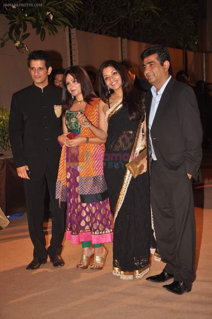 Sharman Joshi, Kishan Kumar at the Honey Bhagnani wedding reception on 28th Feb 2012