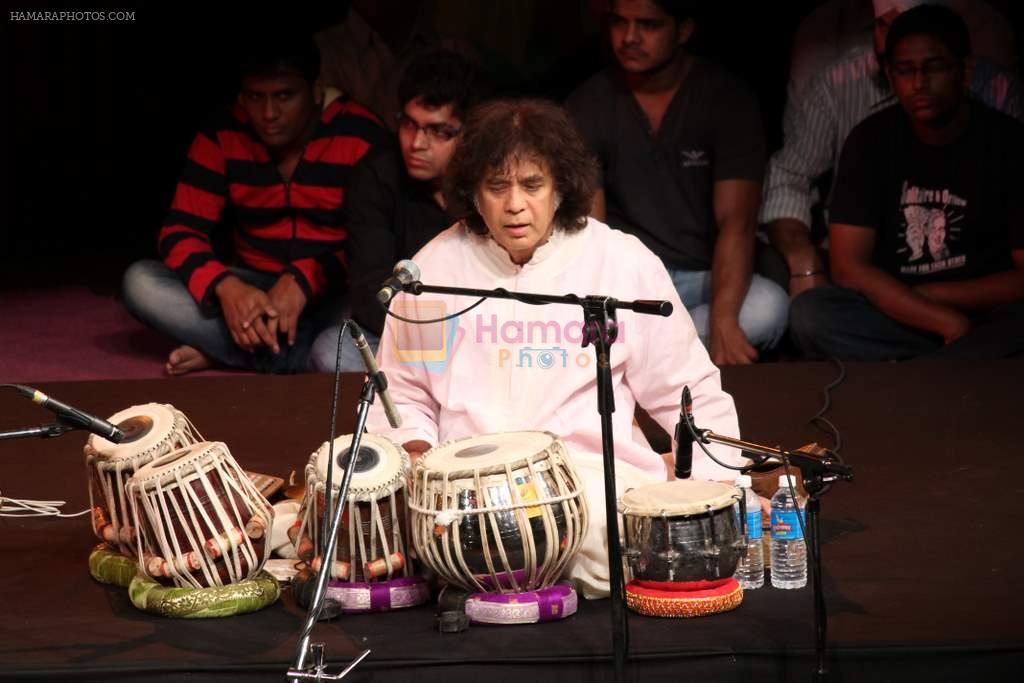 Zakir Hussain at Zakir Hussain concert organised by Sahchari foundation in NCPA on 29th Feb 2012