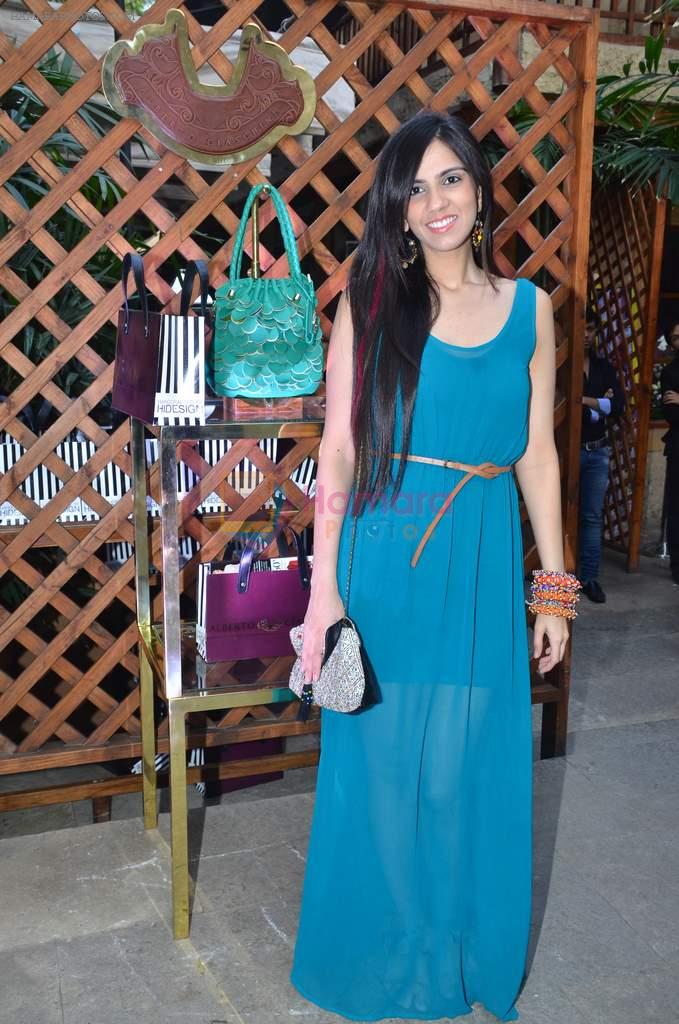 Nishka Lulla at the launch of Hidesign premier Luxury collection Alberto Ciaschini, Handcrafted by Hidesign in Mumbai on 29th Feb 2012