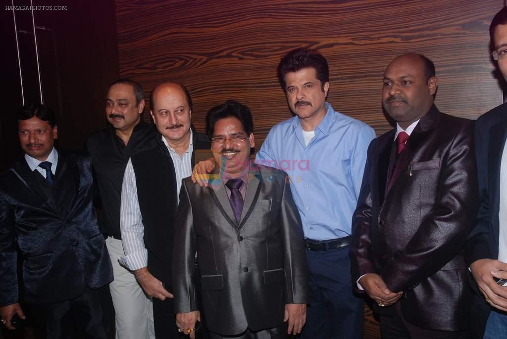 Suresh Shrivastava, Sachin Khedekar, Anupam Kher, Balasaheb Bhapkar, Anil Kapoor, Pramod Joshi at Bilingual film Chhodo Kal Ki Baatein film launch in Novotel, Mumbai on1st March 2012