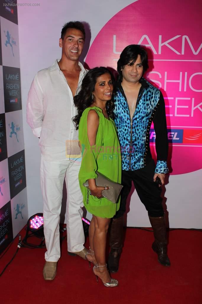 at Lakme fashion week opening bash in Blue Frog on 1st March 2012